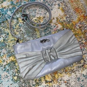 Vintage Betsey Johnson Bow Convertible Clutch and Crossbody